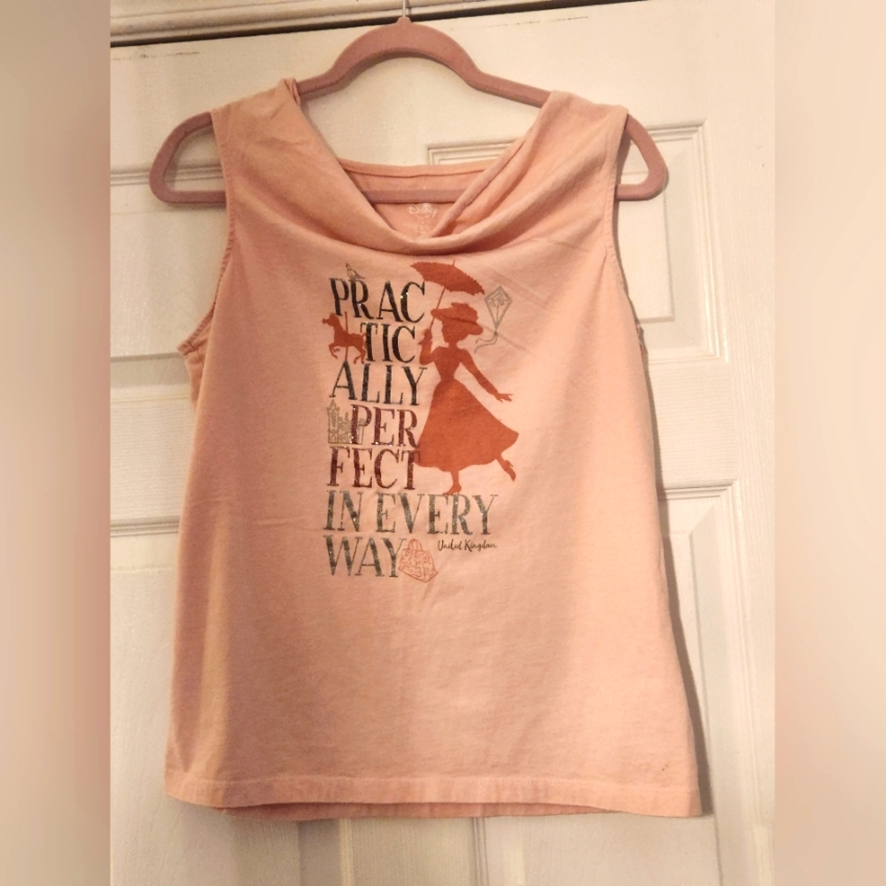 Disney Epcot United Kingdom Mary Poppins Top Large - Worn Once